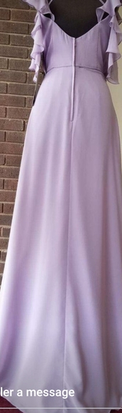 Morí Lee French lilac Dress (size 10) - Picture 3 of 6